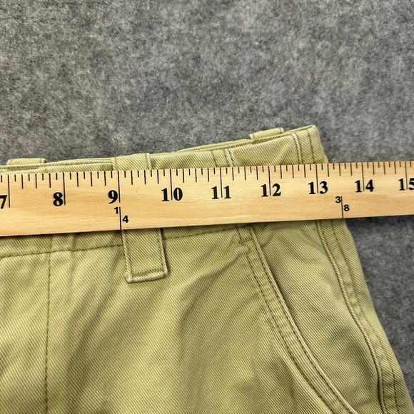 Madewell Relaxed Chino Pants Womens Size 0 100% Cotton Pale Lichen Color EUC - Picture 6 of 10